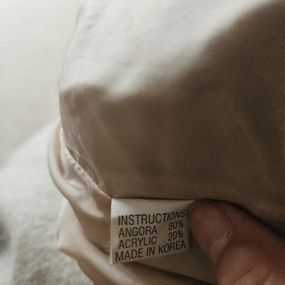 Vintage Angora Lined Embroidered Cardigan Large/xl - Picture 8 of 8